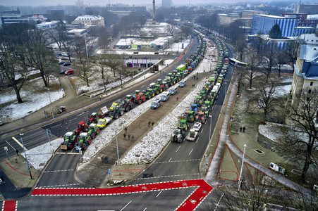 Bauerndemo gegen Agrarpolitik der Bundesregierung in Hannover