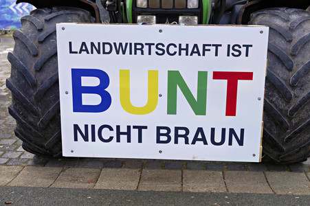 Bauerndemo gegen Agrarpolitik der Bundesregierung in Hannover