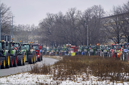 Bauerndemo gegen Agrarpolitik der Bundesregierung in Hannover