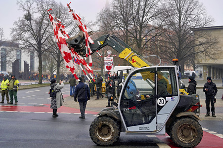 Bauerndemo gegen Agrarpolitik der Bundesregierung in Hannover