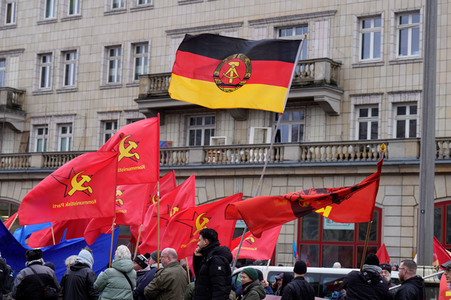 Luxemburg-Liebknecht-Demonstration 2024 in Berlin
