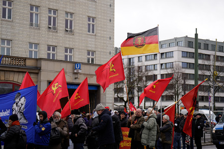 Luxemburg-Liebknecht-Demonstration 2024 in Berlin