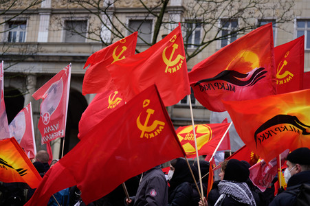 Luxemburg-Liebknecht-Demonstration 2024 in Berlin