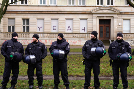 Luxemburg-Liebknecht-Demonstration 2024 in Berlin