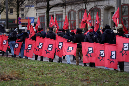 Luxemburg-Liebknecht-Demonstration 2024 in Berlin