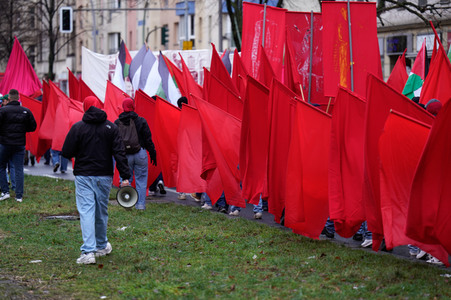Luxemburg-Liebknecht-Demonstration 2024 in Berlin