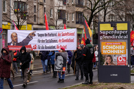 Luxemburg-Liebknecht-Demonstration 2024 in Berlin