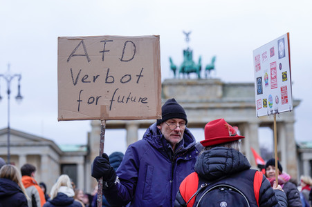 Kundgebung gegen die AfD in Berlin