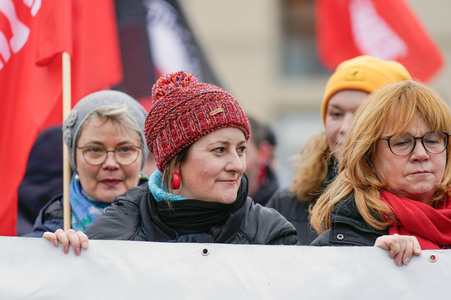 Kundgebung gegen die AfD am Brandenburger Tor in Berlin