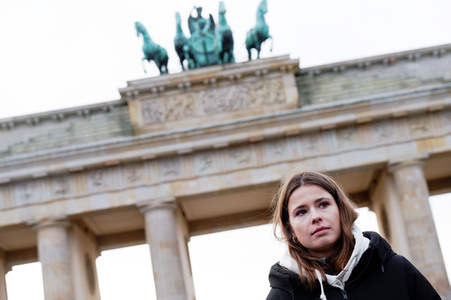 Kundgebung gegen die AfD am Brandenburger Tor in Berlin