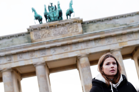 Kundgebung gegen die AfD am Brandenburger Tor in Berlin