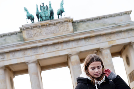 Kundgebung gegen die AfD am Brandenburger Tor in Berlin
