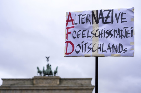 Kundgebung gegen die AfD in Berlin