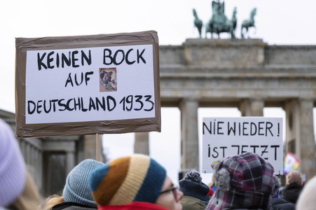 Kundgebung gegen die AfD in Berlin
