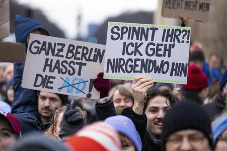 Kundgebung gegen die AfD in Berlin