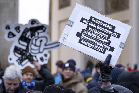 Kundgebung gegen die AfD in Berlin