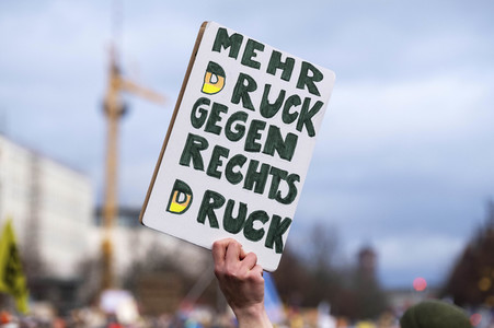 Kundgebung gegen die AfD in Berlin