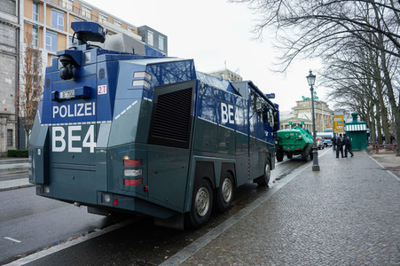 Großkundgebung von Landwirten in Berlin