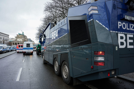 Großkundgebung von Landwirten in Berlin