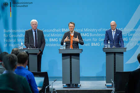 Gespräch von Karl Lauterbach mit den Kommunalen Spitzenverbänden in Berlin