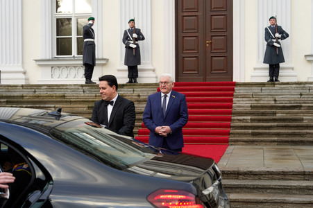 Empfang von Nataša Pirc Musar im Schloss Bellevue in Berlin