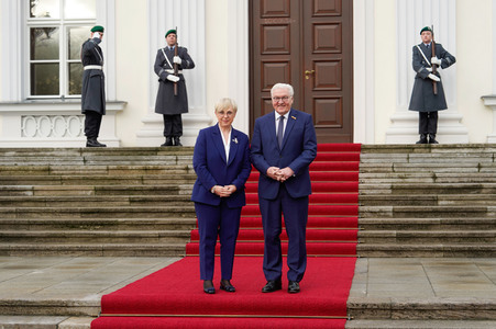 Empfang von Nataša Pirc Musar im Schloss Bellevue in Berlin