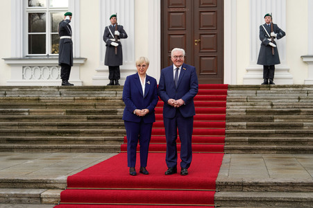 Empfang von Nataša Pirc Musar im Schloss Bellevue in Berlin