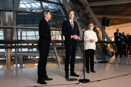 Statements der Fraktionsvorsitzenden der Koalition in Berlin