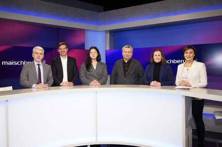 Talkshow 'maischberger' in Berlin