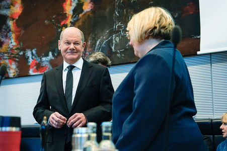 Fraktionssitzung der SPD-Bundestagsfraktion in Berlin