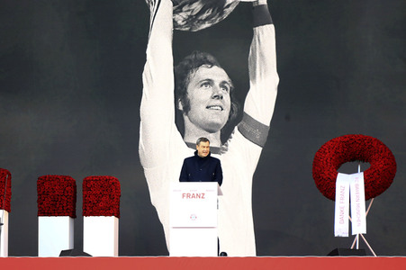 Gedenkfeier für Franz Beckenbauer in München