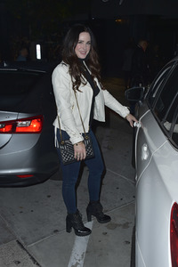 Celebrities besuchen das Restaurant Craig's in West Hollywood