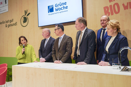 Eröffnungsrundgang zur Internationalen Grünen Woche 2024 in Berlin