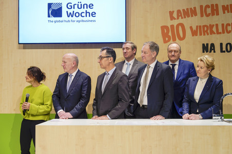 Eröffnungsrundgang zur Internationalen Grünen Woche 2024 in Berlin