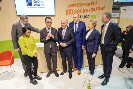 Eröffnungsrundgang zur Internationalen Grünen Woche 2024 in Berlin