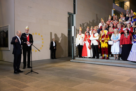 Empfang von Karnevalisten im Bundeskanzleramt in Berlin