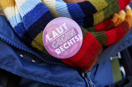 Demonstration gegen Rechtsextremismus in Hannover