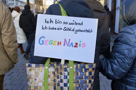 Demonstration gegen Rechtsextremismus in Hannover