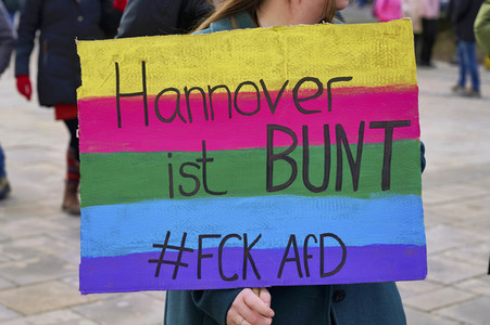 Demonstration gegen Rechtsextremismus in Hannover