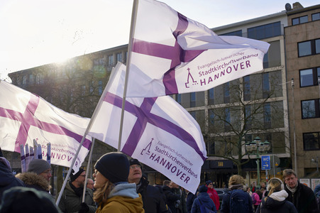 Demonstration gegen Rechtsextremismus in Hannover