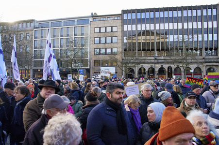 Demonstration gegen Rechtsextremismus in Hannover