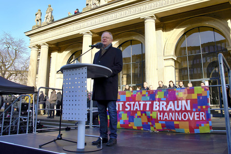 Demonstration gegen Rechtsextremismus in Hannover