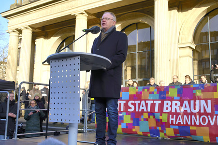 Demonstration gegen Rechtsextremismus in Hannover