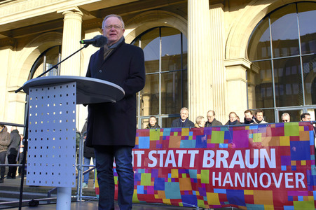 Demonstration gegen Rechtsextremismus in Hannover
