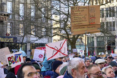 Demonstration gegen Rechtsextremismus in Hannover