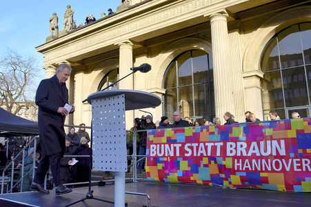 Demonstration gegen Rechtsextremismus in Hannover