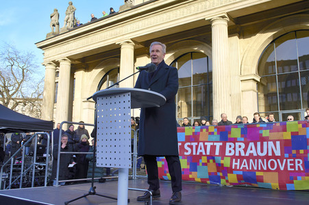 Demonstration gegen Rechtsextremismus in Hannover