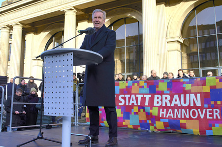Demonstration gegen Rechtsextremismus in Hannover