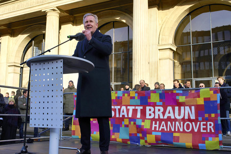 Demonstration gegen Rechtsextremismus in Hannover