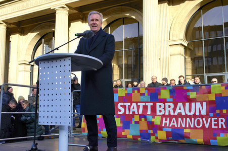 Demonstration gegen Rechtsextremismus in Hannover
